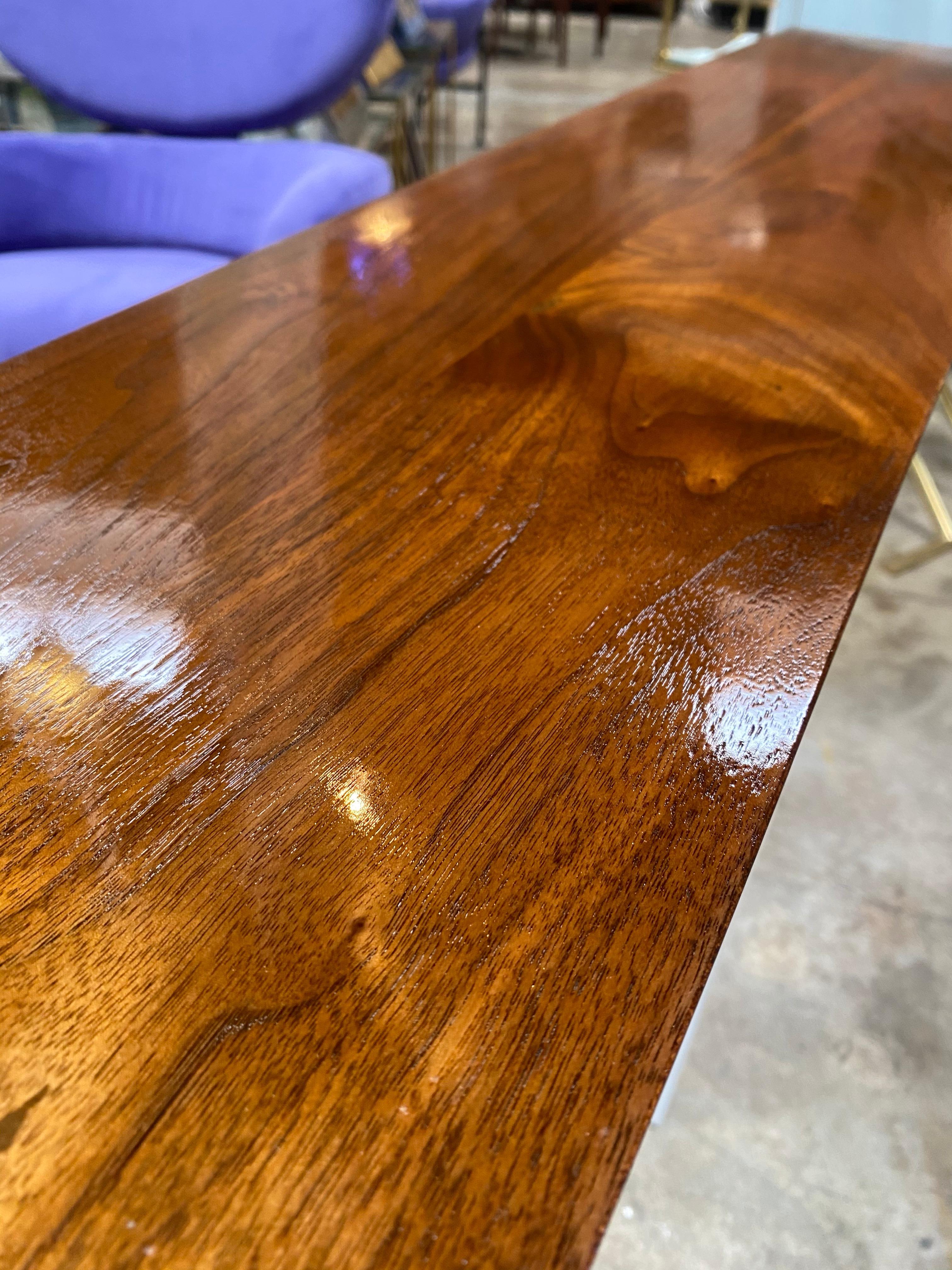 Ma39 Solid Walnut Side Tables / Consoles, 21st Century 1