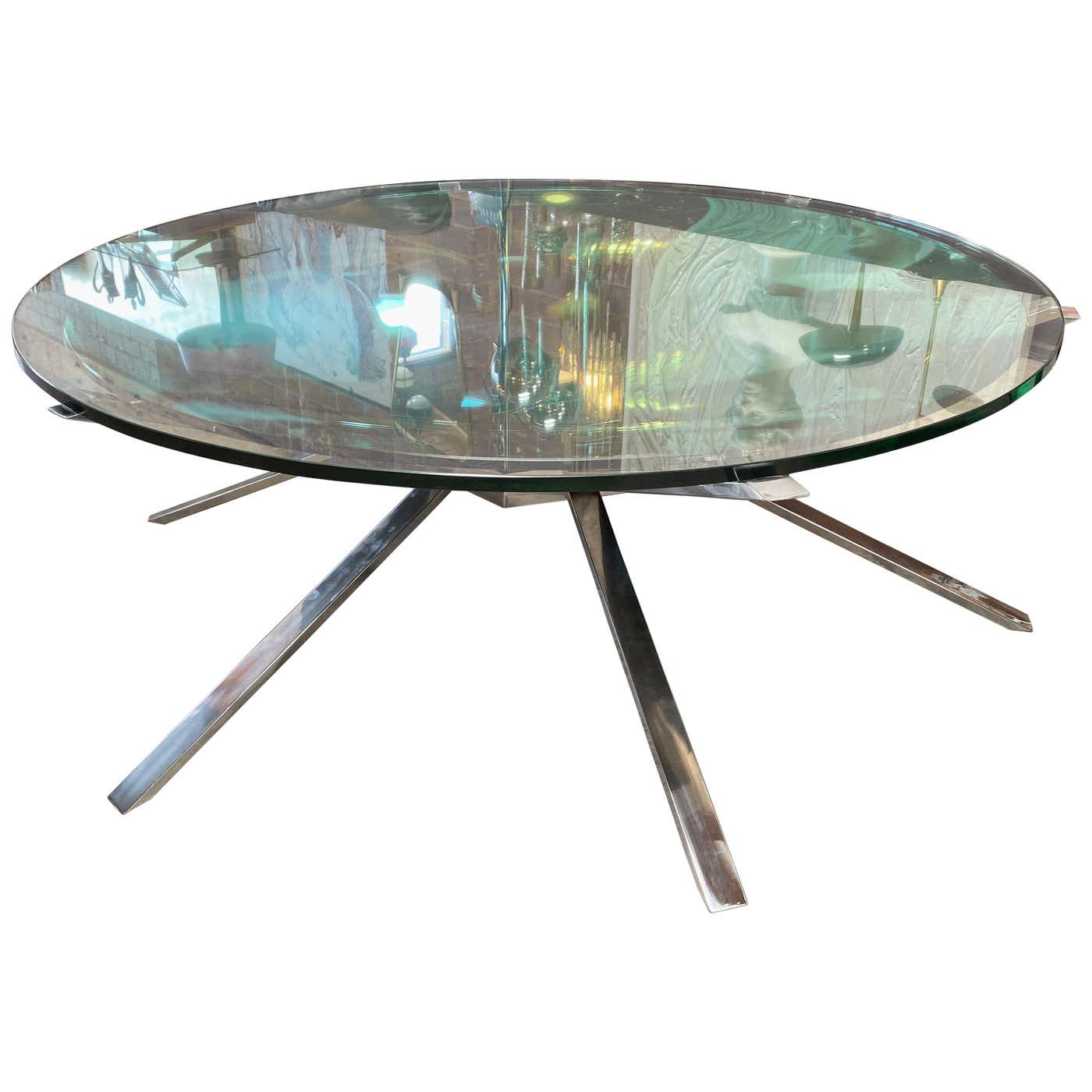 MA39's Custom Magnifying Lens Table with Stainless Base For Sale at ...