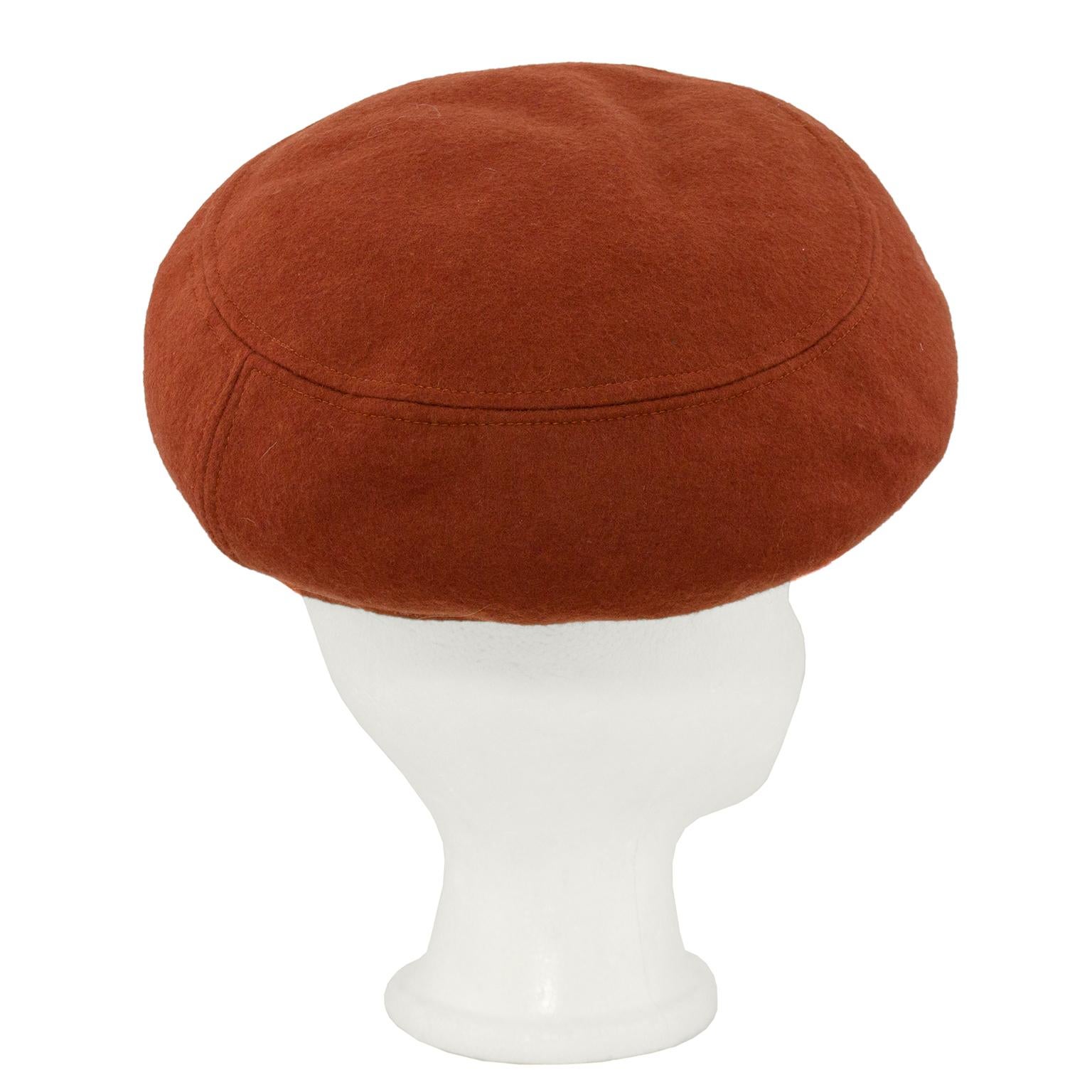 felt beret hat
