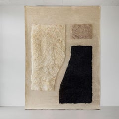 Tapis de laine berbère MAAJ Moderne Tissé à la main Grand Minimaliste Contemporain
