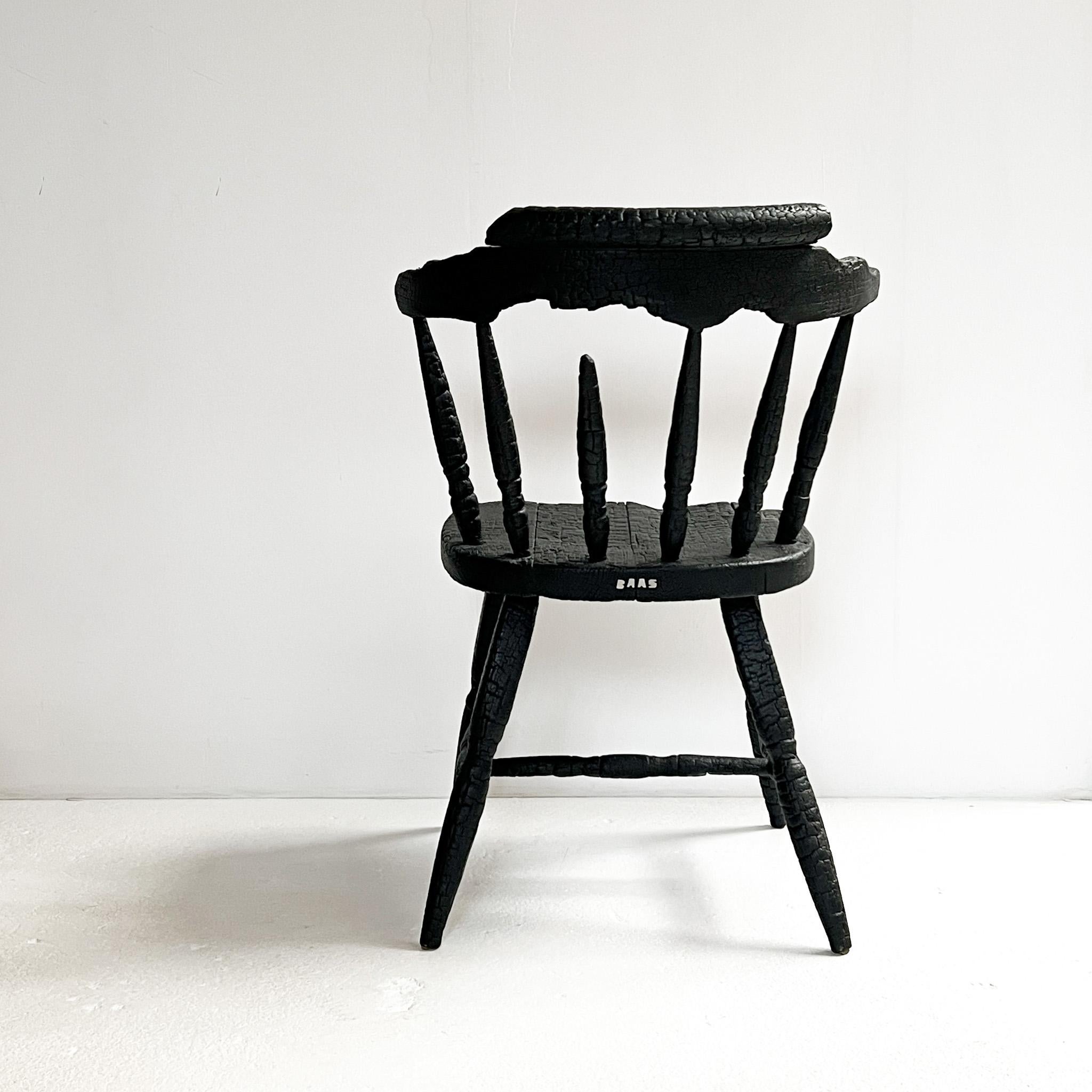 Maarten Baas Where there is smoke chair, dutch design For Sale 8