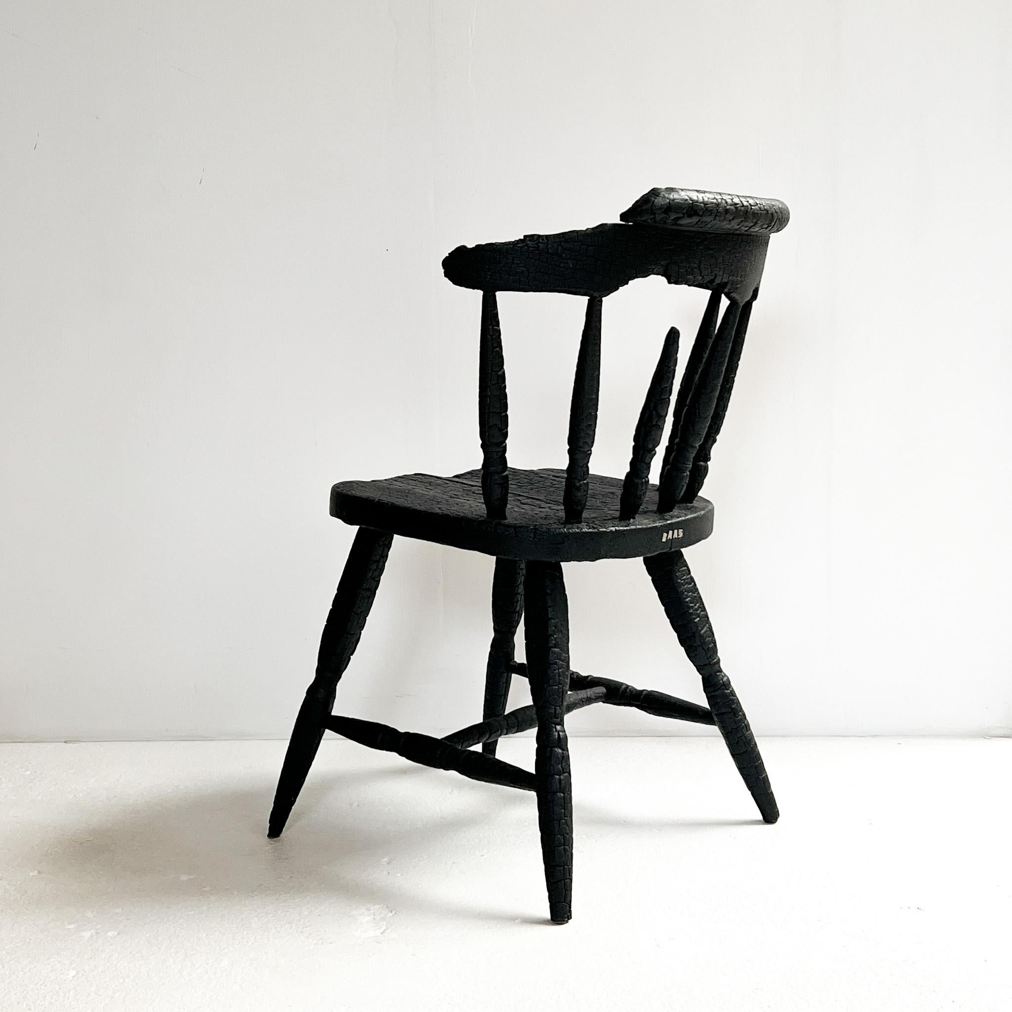 Contemporary Maarten Baas Where there is smoke chair, dutch design For Sale