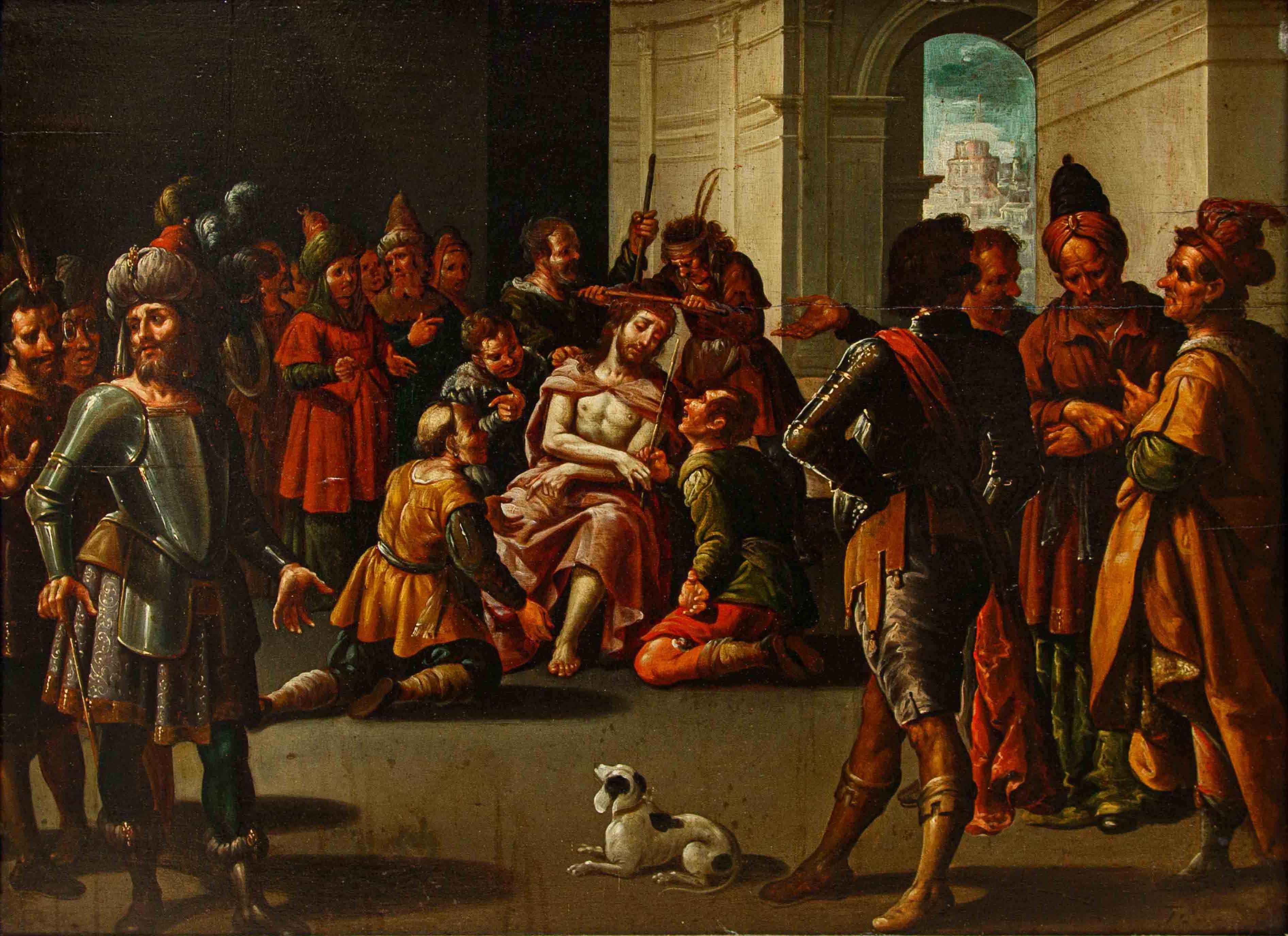 Circle of Maarten de Vos, Christ Mocked For Sale 6