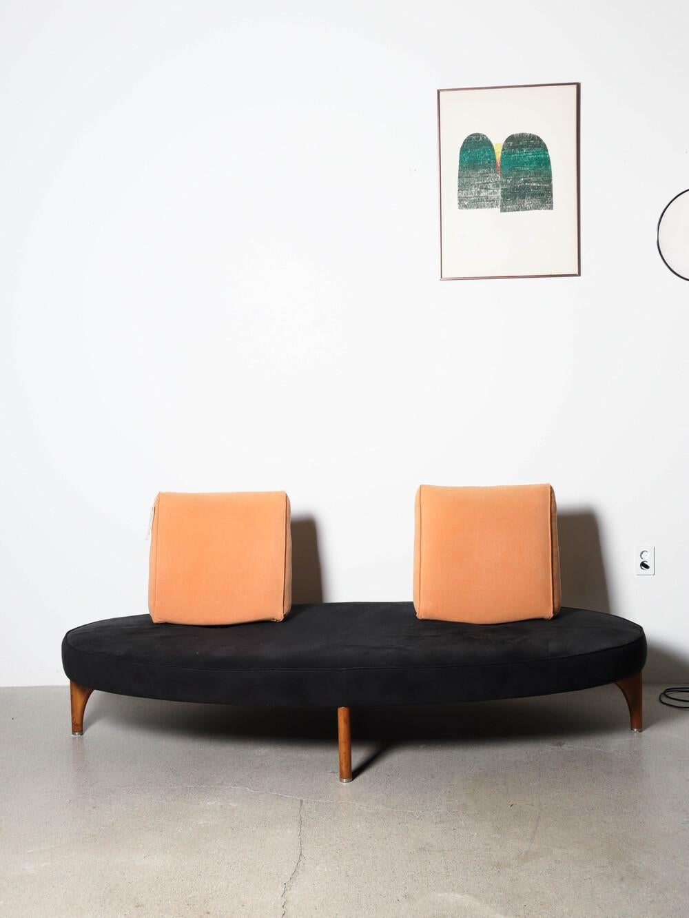 Modern Maarten Kusters Elliptical sofa 'no stop' for Edra For Sale
