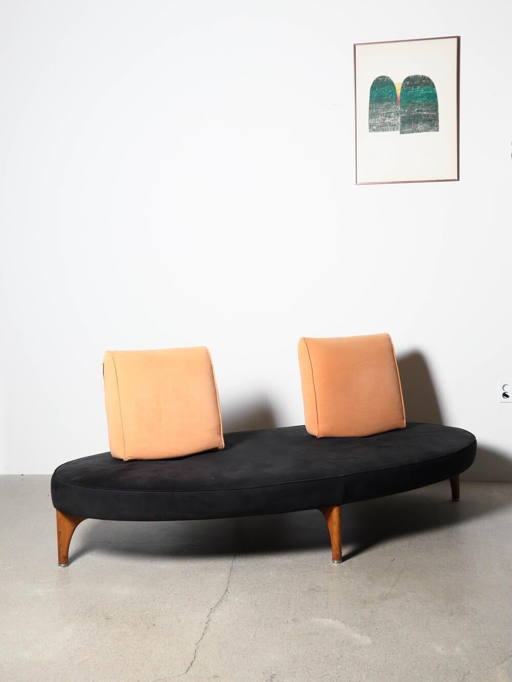 Italian Maarten Kusters Elliptical sofa 'no stop' for Edra For Sale