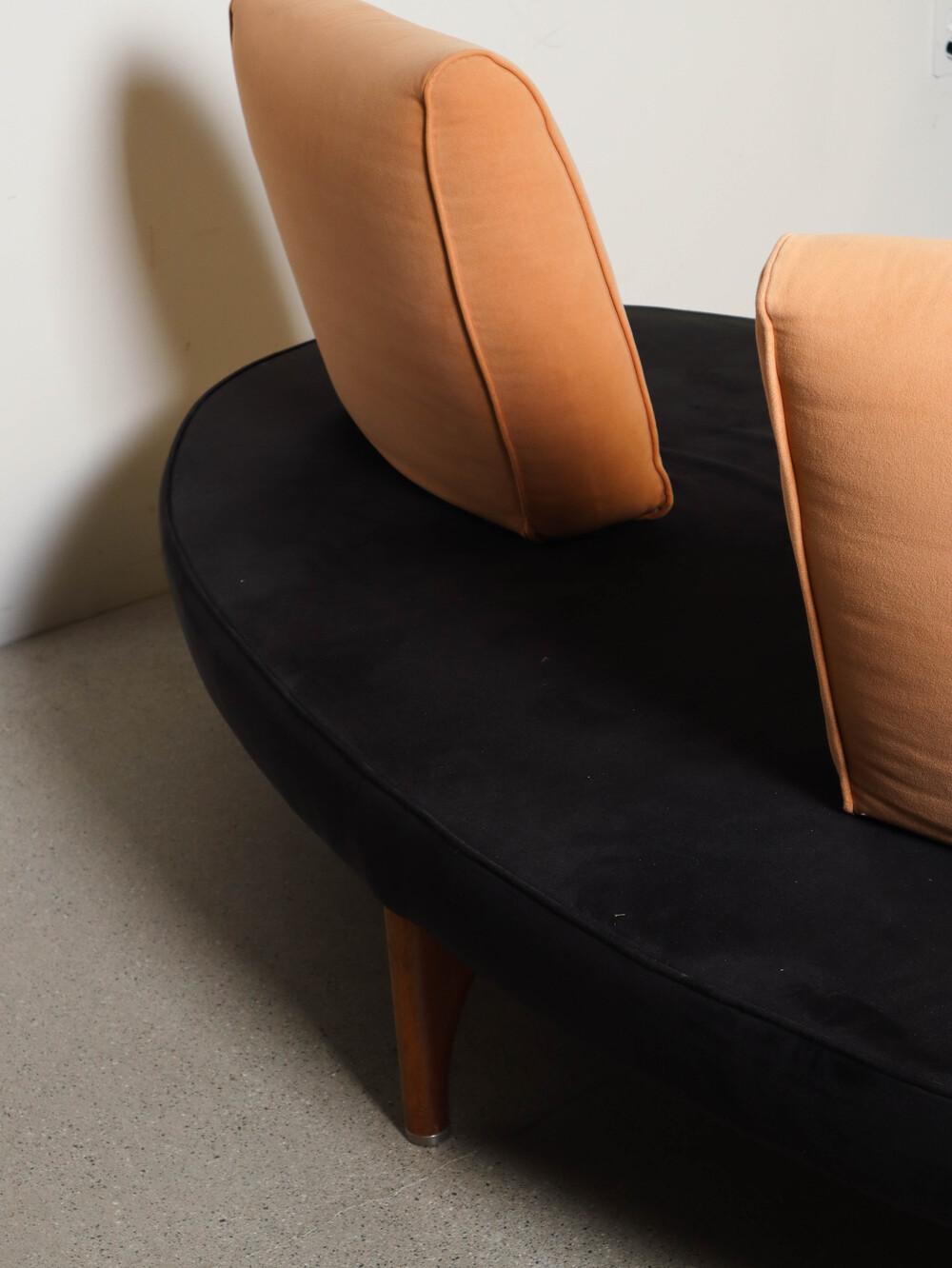 Maarten Kusters Elliptical sofa 'no stop' for Edra For Sale 2