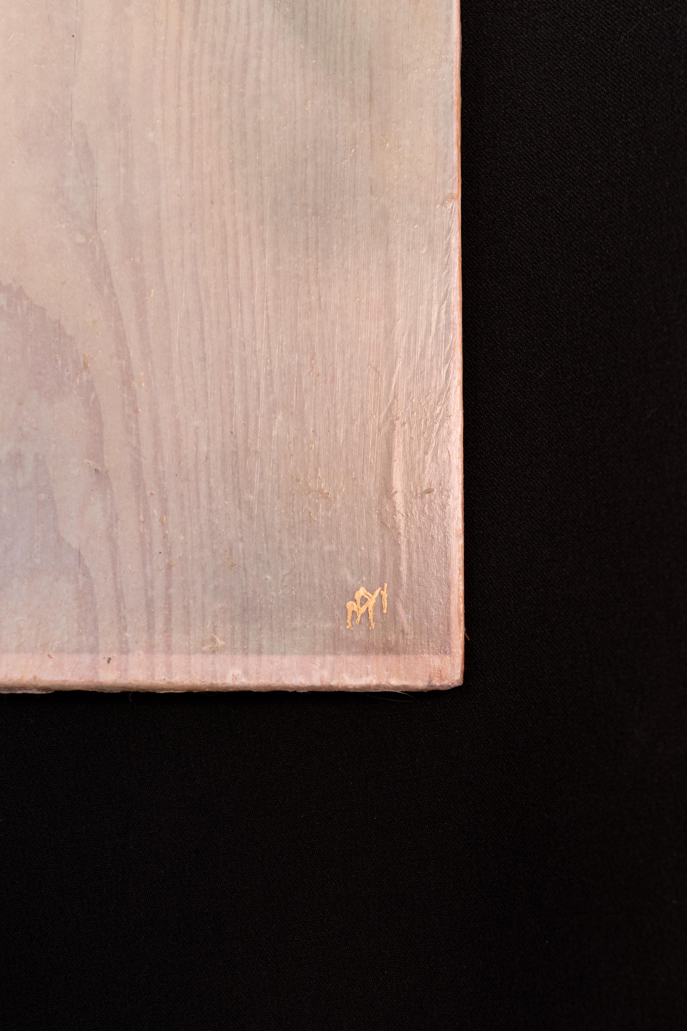 Photography on wooden panel, Elke (the dancing lady) (2022) by Maarten Marchau 2