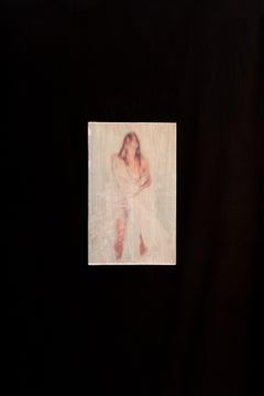 Photography on wooden panel, 'Judith' (dancing lady) (2022), by Maarten Marchau