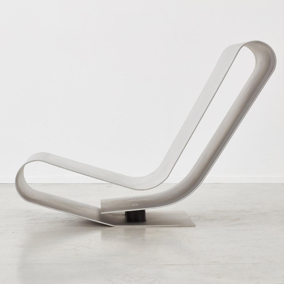 Aluminum Maarten van Severen MVS LC95 Chair for Lensvelt, Netherlands, circa 2000