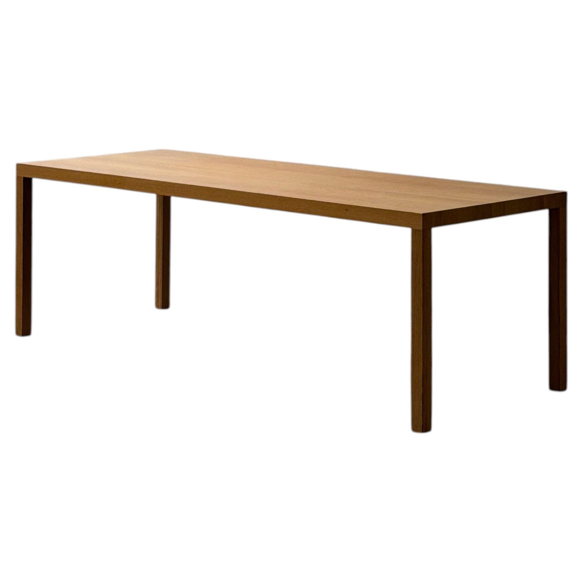 Maarten van Severen T88W Dining Table — Vitra Prototype, Solid Oak, Unique Piece For Sale
