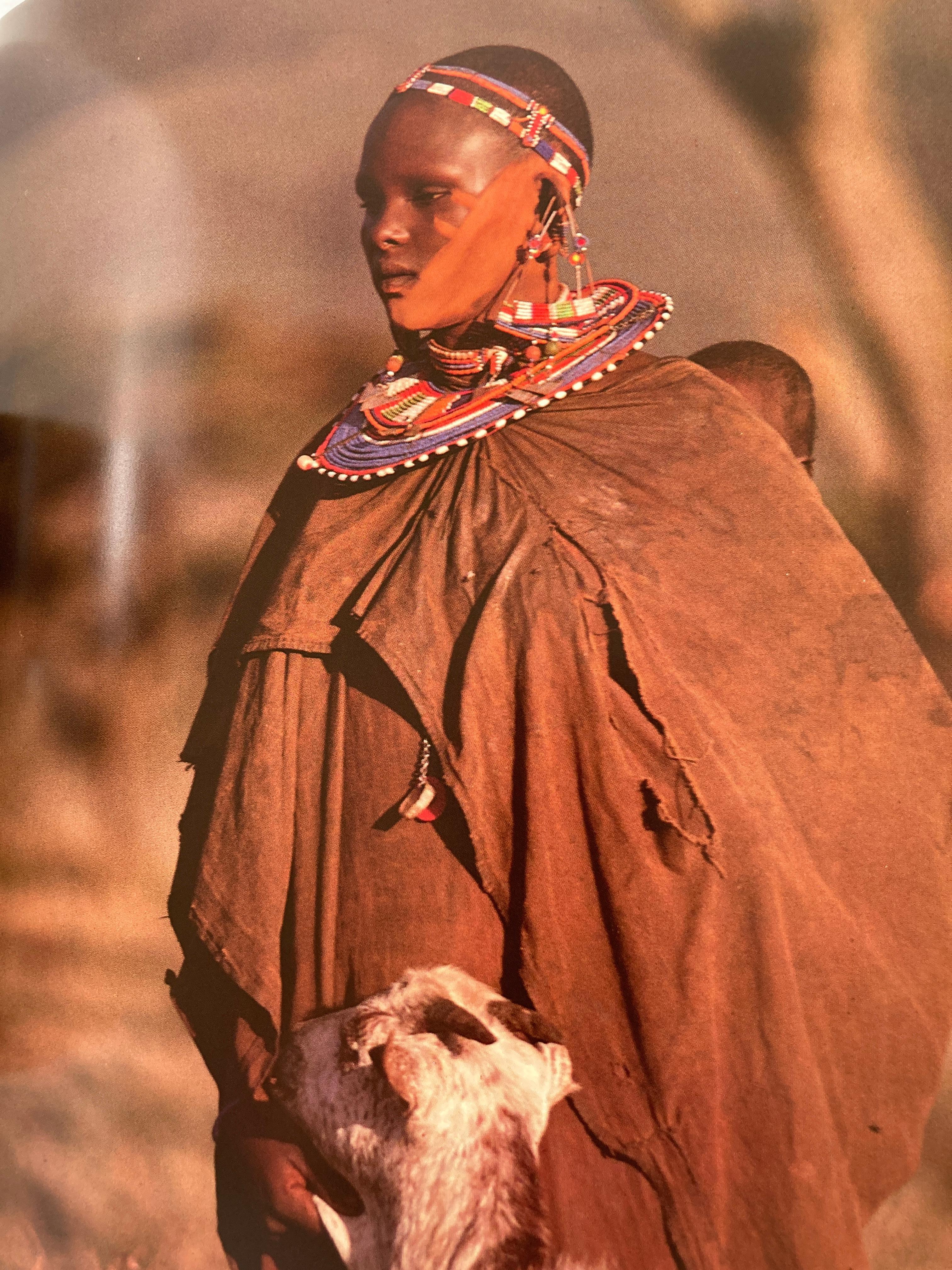 Paper Maasai by Teplit Ole Saitoti Vintage Hardcover Book For Sale