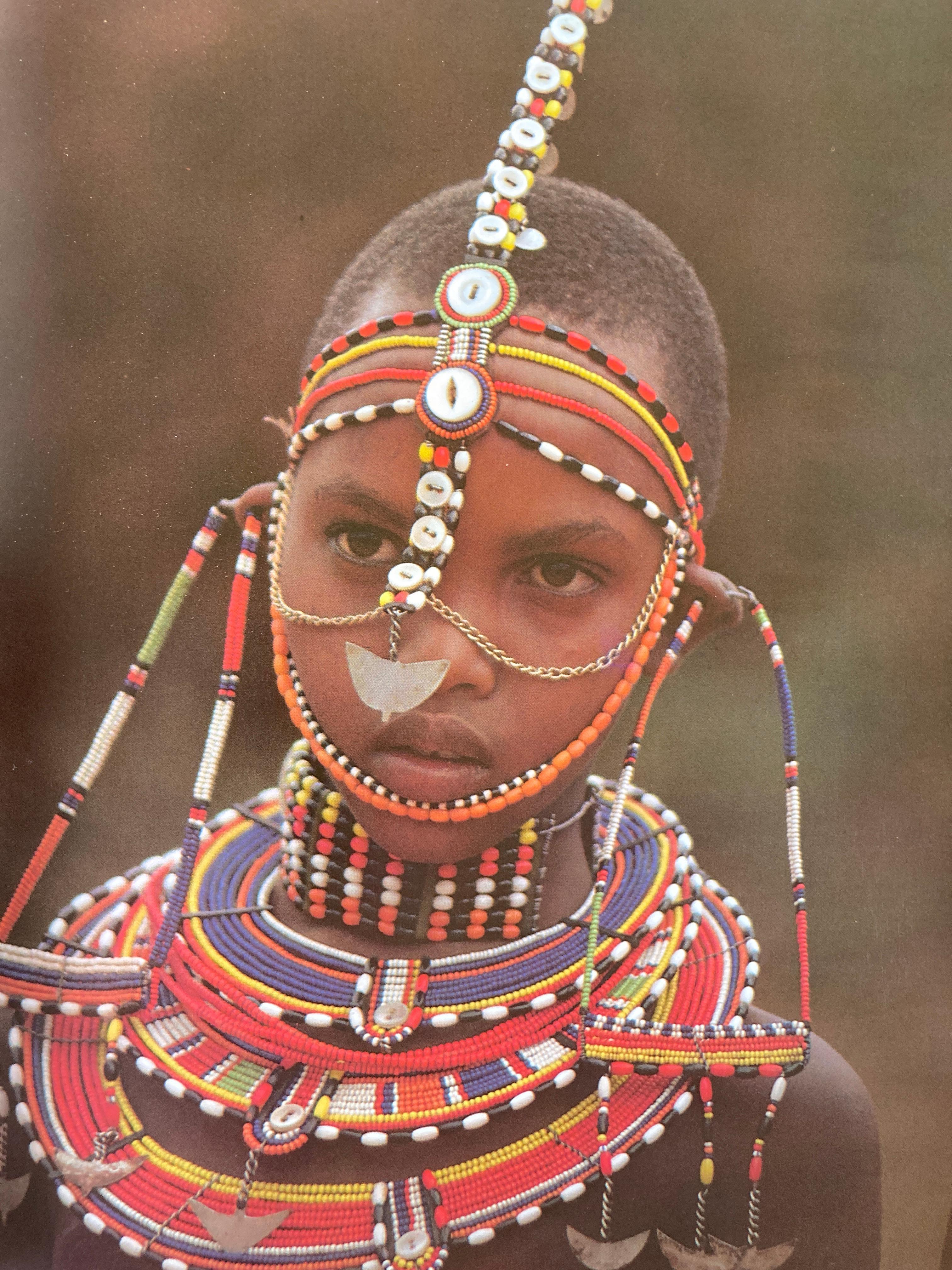 Tribal Maasai by Teplit Ole Saitoti Vintage Hardcover Book For Sale