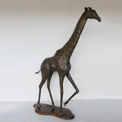 'Maasai Giraffe' An Early 21st Century Bronze Sculpture by Denis Mathews