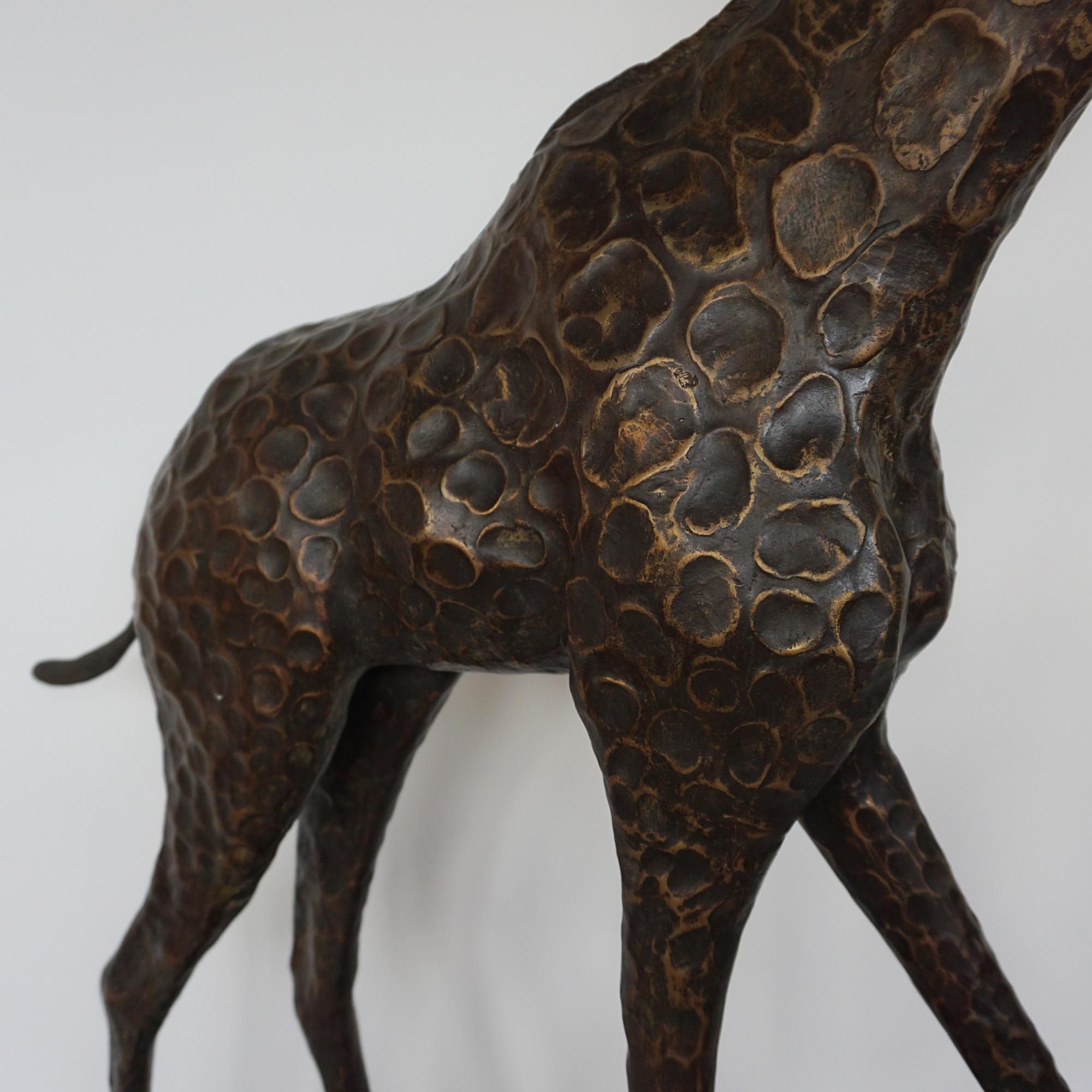 'Maasai Giraffe' An Early 21st Century Bronze Sculpture by Denis Mathews 1