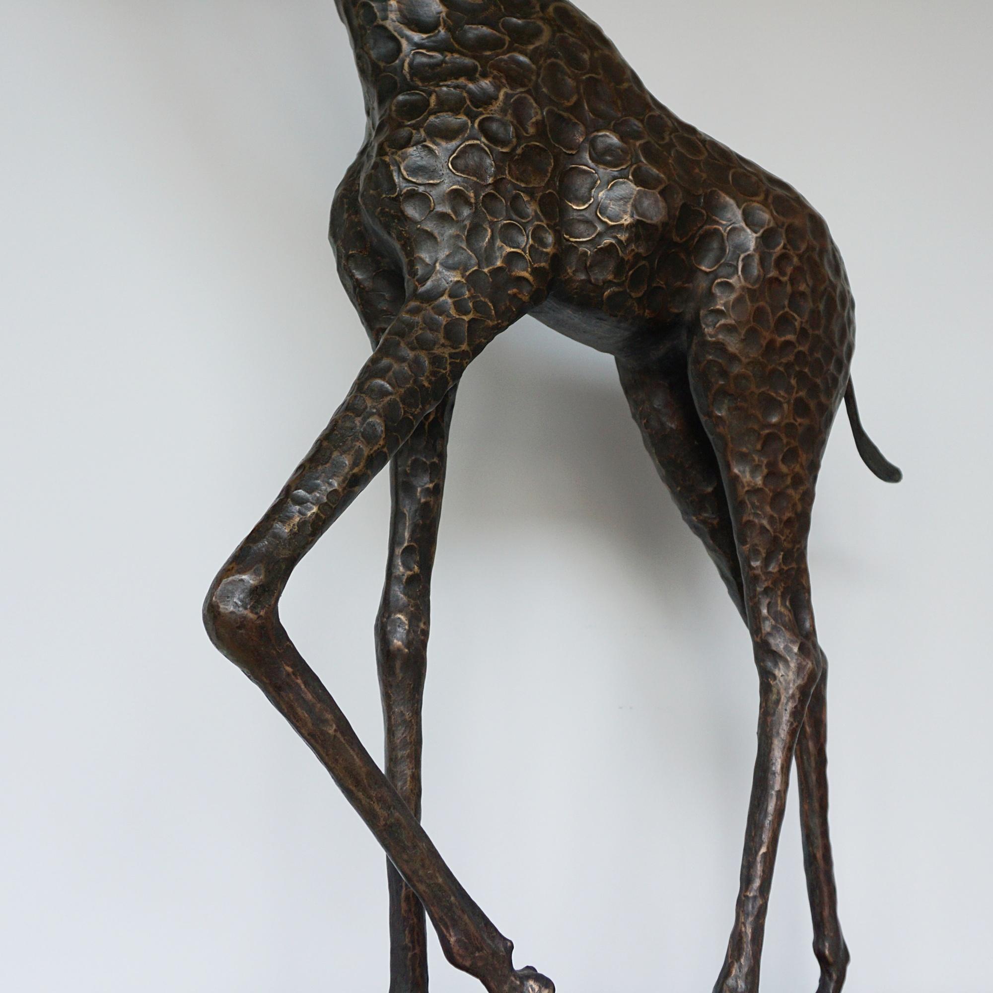 'Maasai Giraffe' An Early 21st Century Bronze Sculpture by Denis Mathews 5