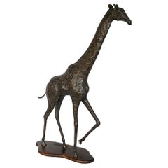 'Maasai Giraffe' An Early 21st Century Bronze Sculpture by Denis Mathews