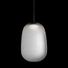 Maat, Melogranoblu, Suspension Lamp, Frosted Glass