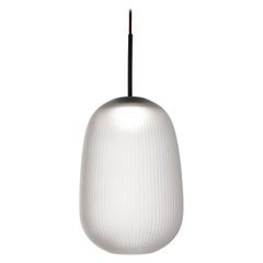 Maat, Melogranoblu, Suspension Lamp, Frosted Glass