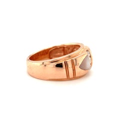Mabe Pearl and Diamond 14K Rose Gold Ring