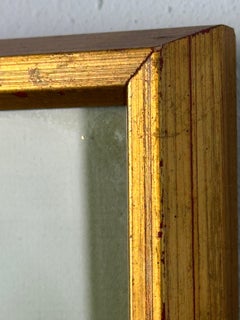 Floral Still Life Postage Stamp Surrealist Collage painting