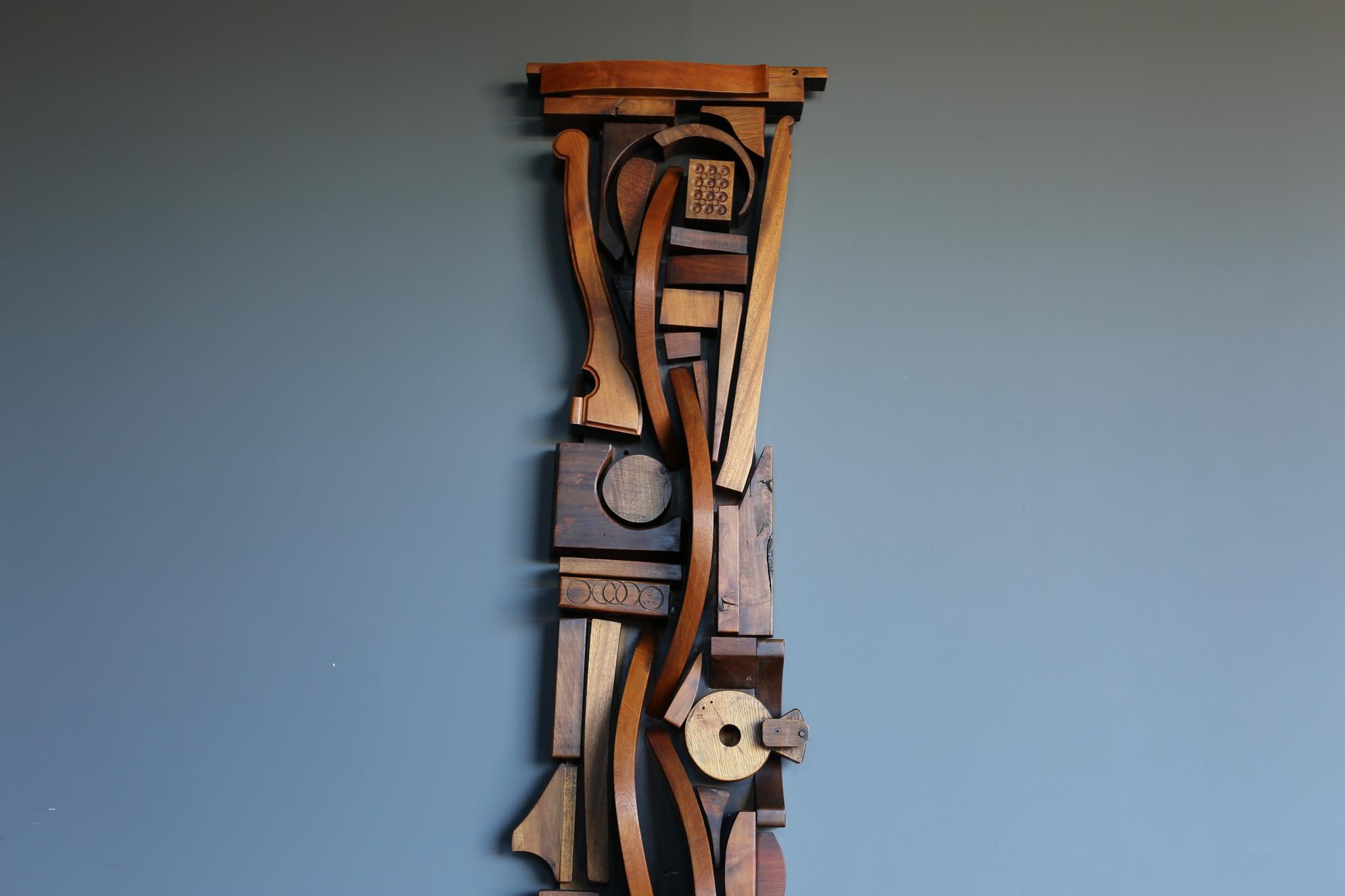 Mabel Hutchinson Signed TOTEM Sculpture, 1970 2