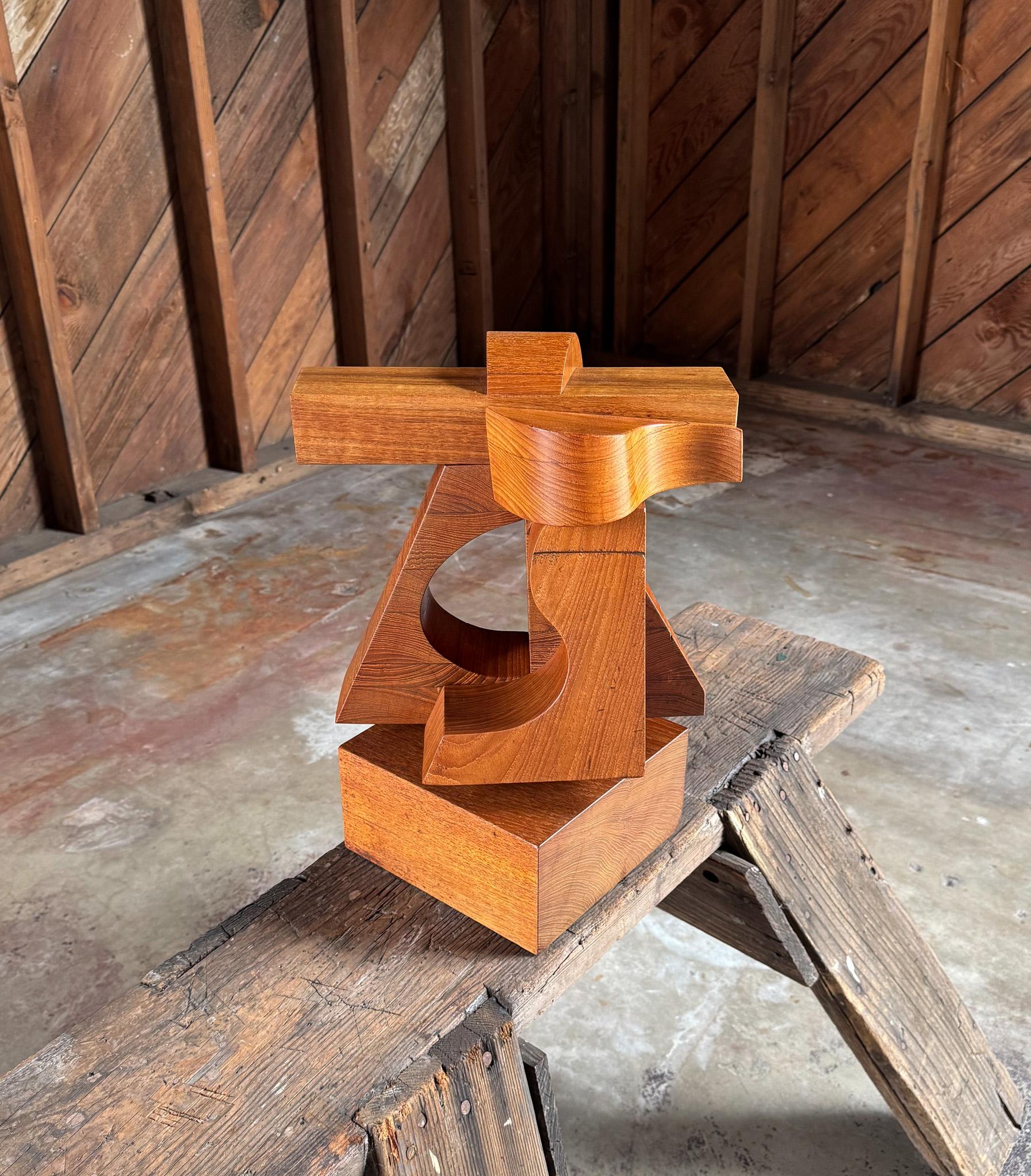 Assemblaggio in legno di Mabel Hutchinson, California, C.C. 1969 in vendita 8