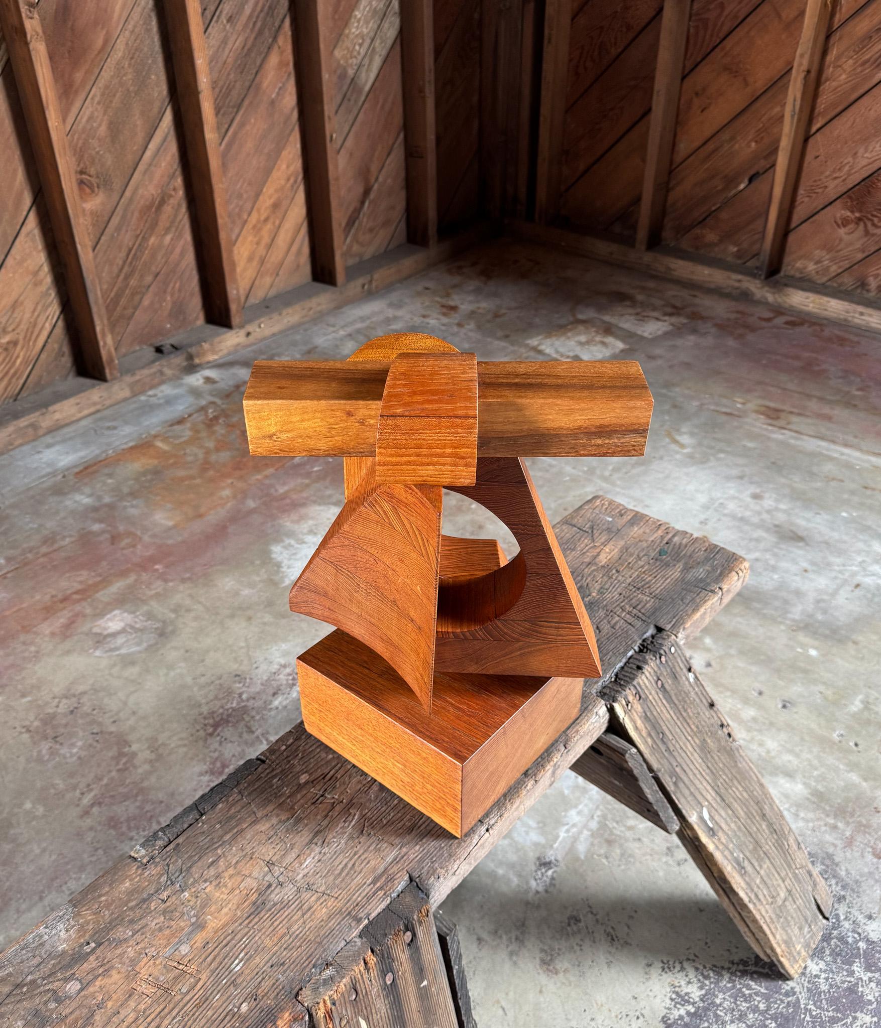 Assemblaggio in legno di Mabel Hutchinson, California, C.C. 1969 in vendita 10