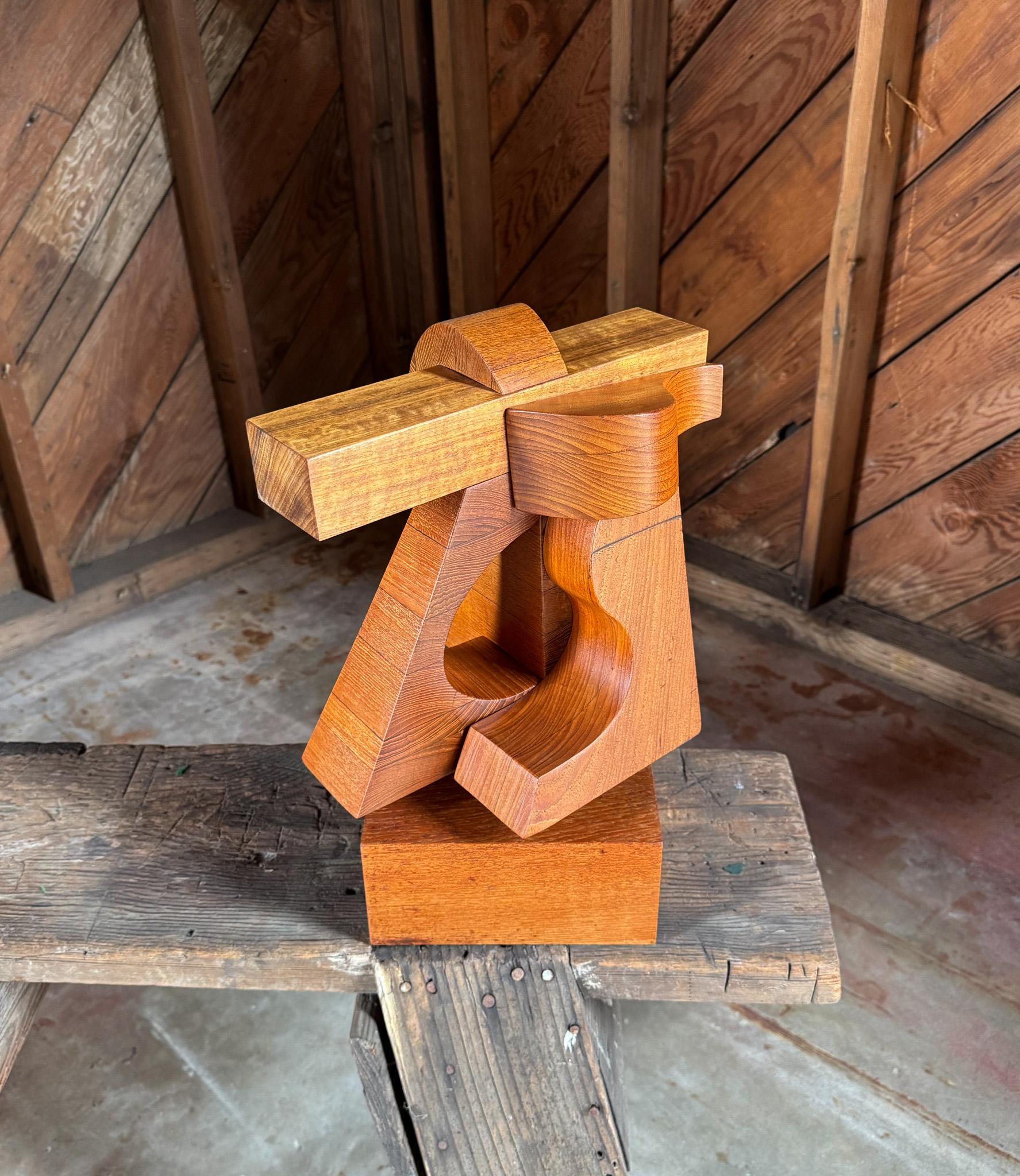 Assemblaggio in legno di Mabel Hutchinson, California, C.C. 1969 in vendita 12
