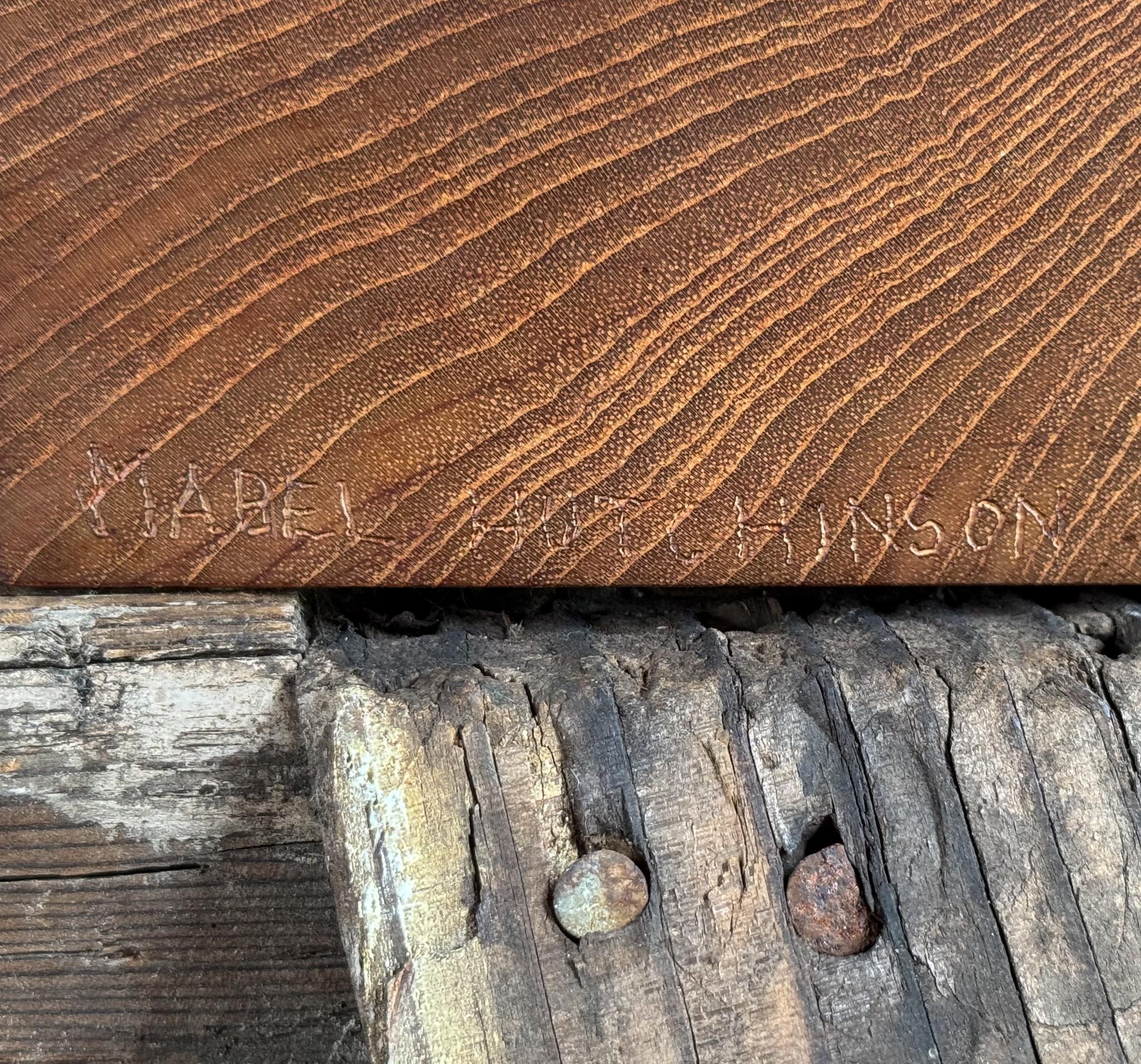Assemblaggio in legno di Mabel Hutchinson, California, C.C. 1969 in vendita 13