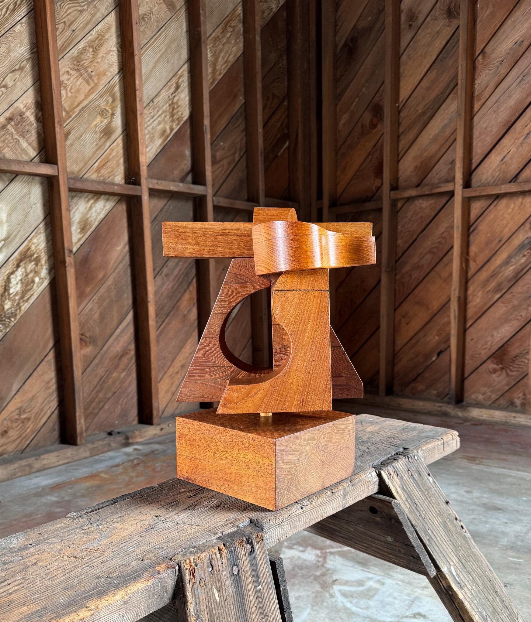 Americano Assemblaggio in legno di Mabel Hutchinson, California, C.C. 1969 in vendita
