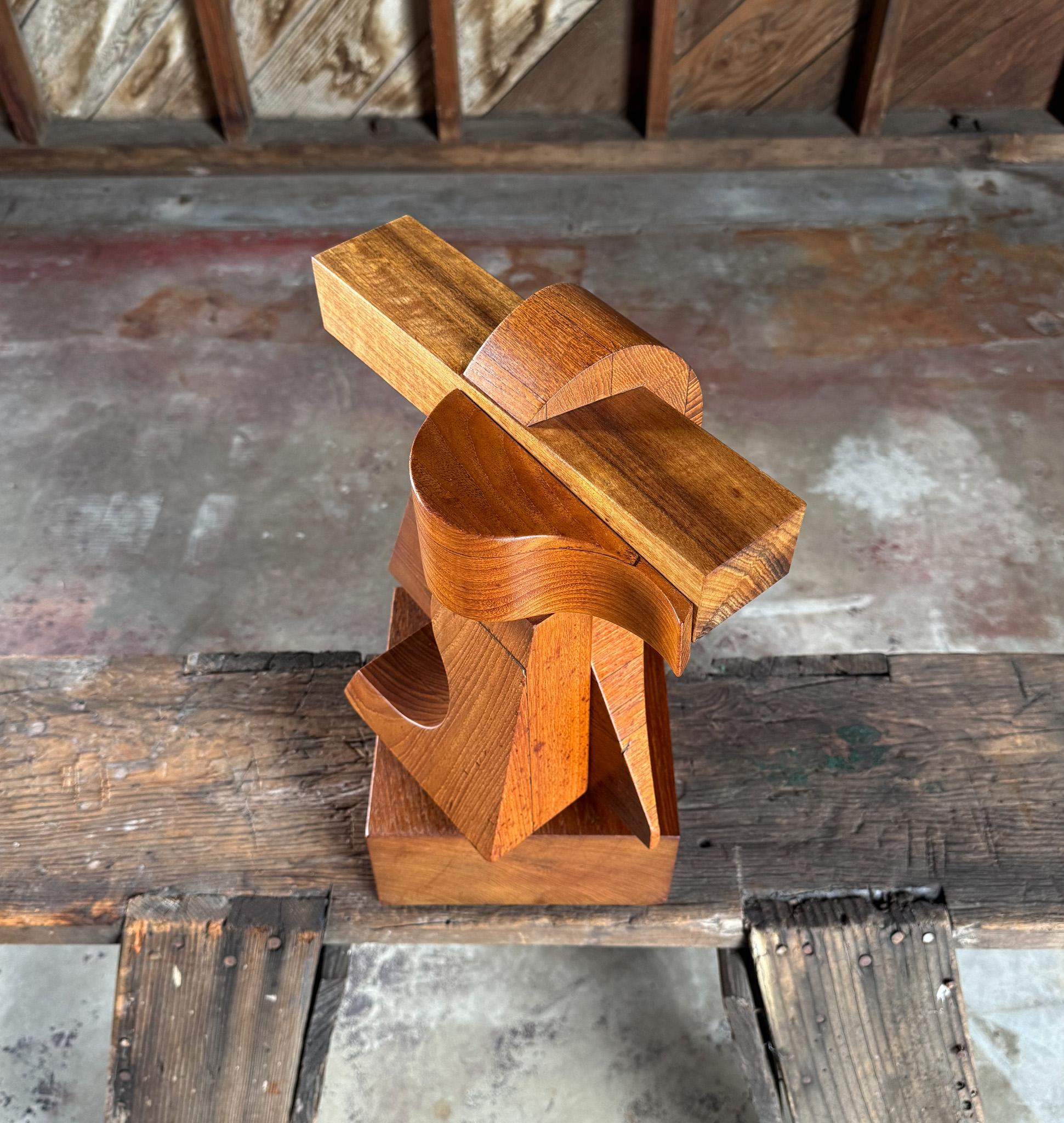 Assemblaggio in legno di Mabel Hutchinson, California, C.C. 1969 in vendita 1