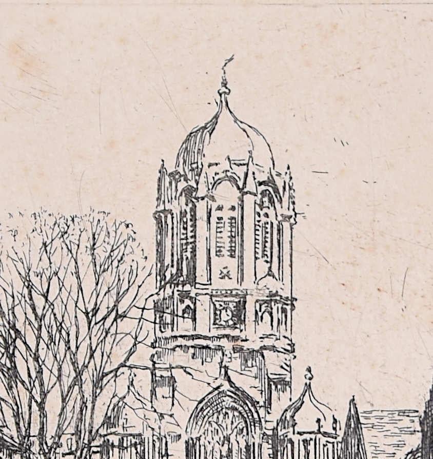 Mabel Oliver Rae, grabado de Tom Tower, Oxford en venta 1