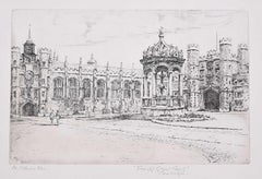 Mabel Oliver Rae, Trinity College Cambridge Gran Corte Grabado (c.1920)