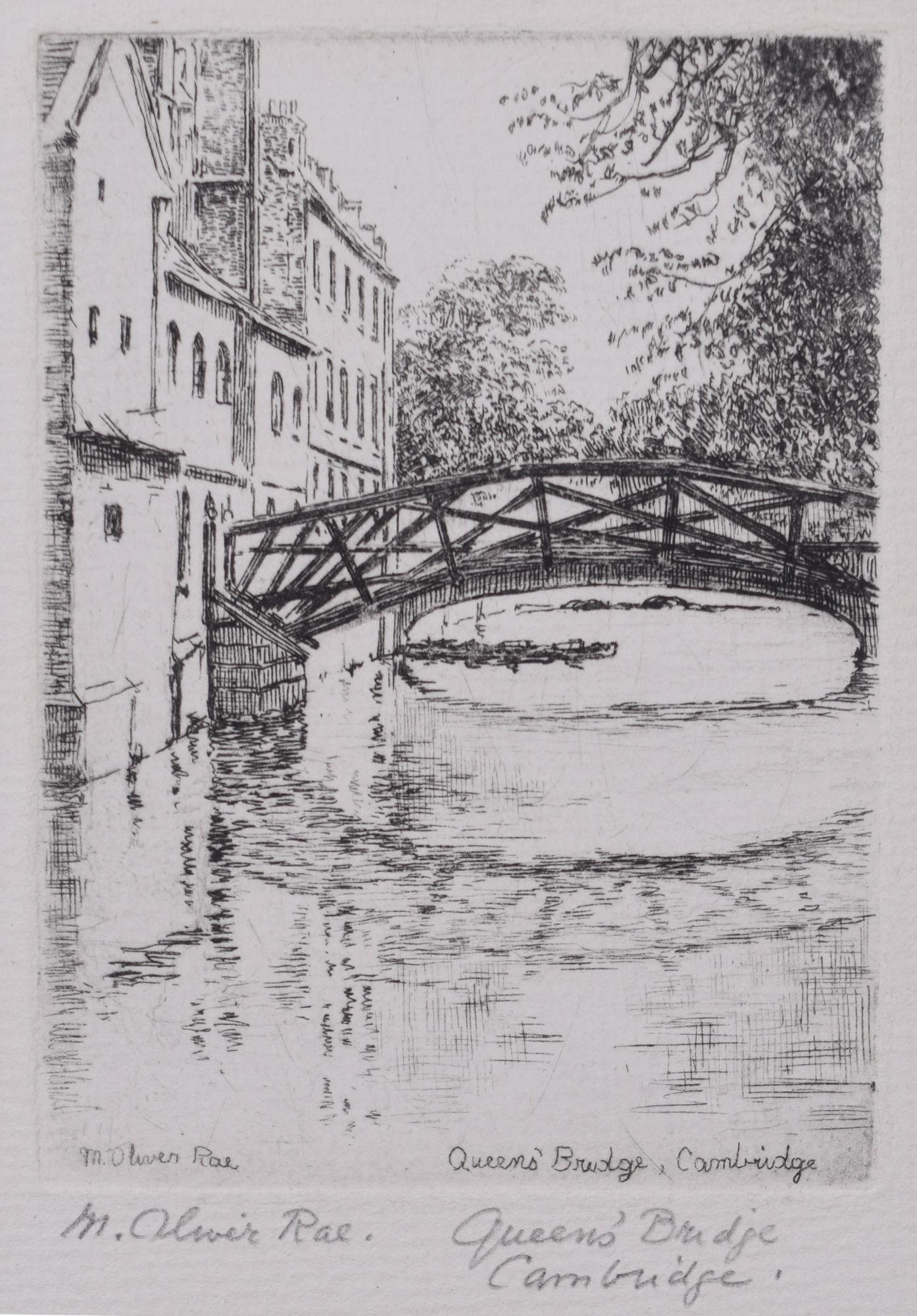 Para ver nuestras otras vistas de Oxford y Cambridge, desplácese hasta "Más de este vendedor" y debajo haga clic en "Ver todo de este vendedor" - o envíenos un mensaje si no encuentra la vista que desea.

Mabel Oliver Rae (1868 - 1956)
Puente de