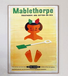 Mablethorpe - Tom Eckerlsey British Railways Original Vintage Poster
