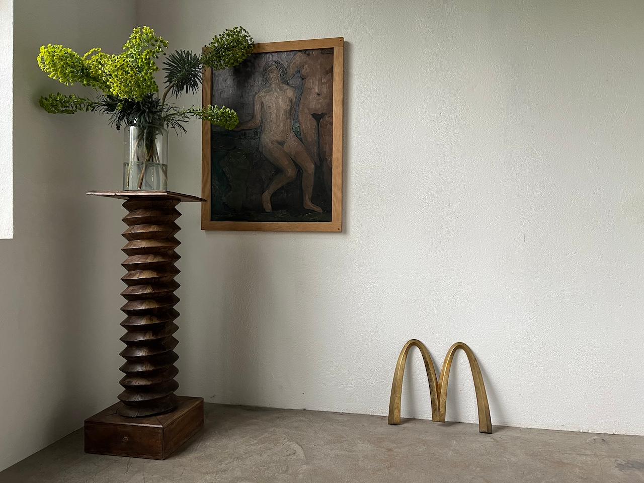  Mac Donald's sign in solid brass, circa 1970 3