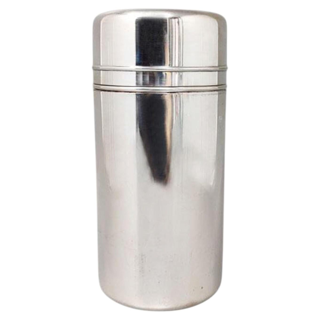 MACABO Cocktail Shaker, Stainless Steel, Mid-Century Modern