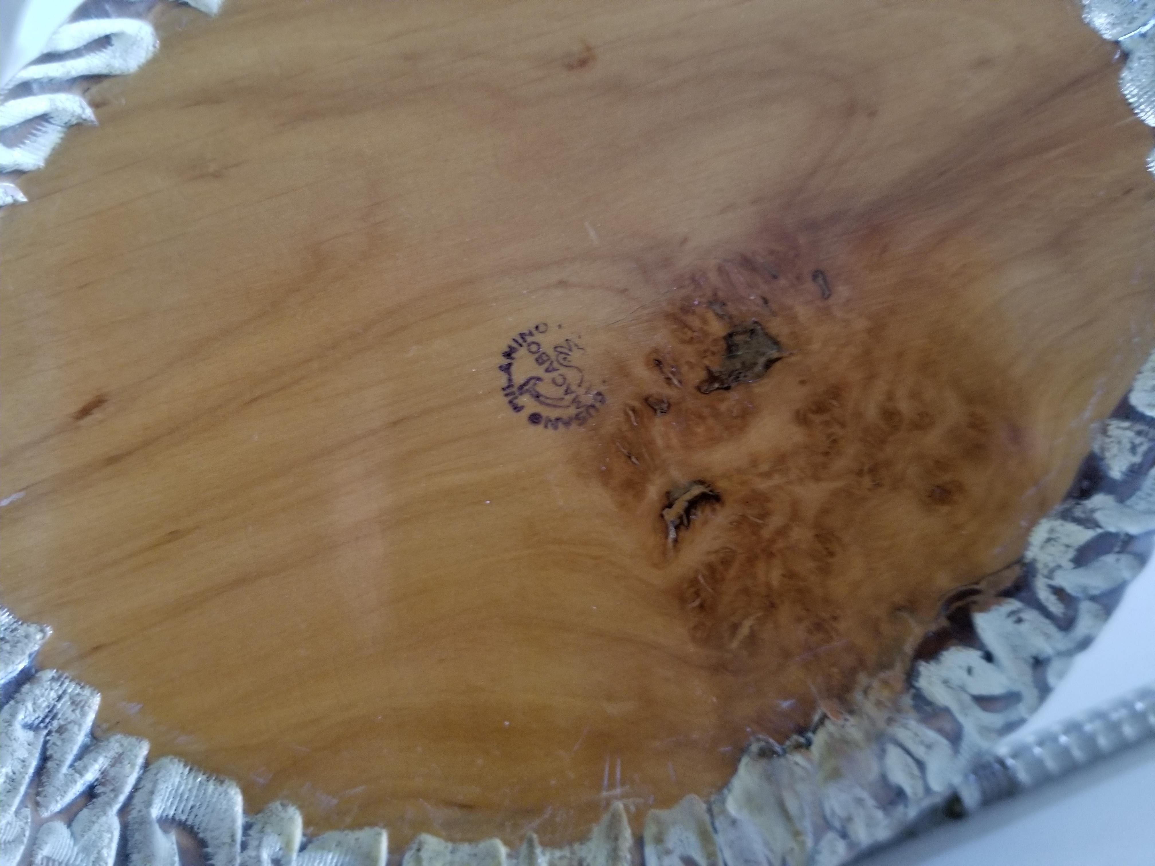 Bol à gratte-ciel en bois Macabo Cusano Aldo Tura de Milan, Italie, années 1960 en vente 4