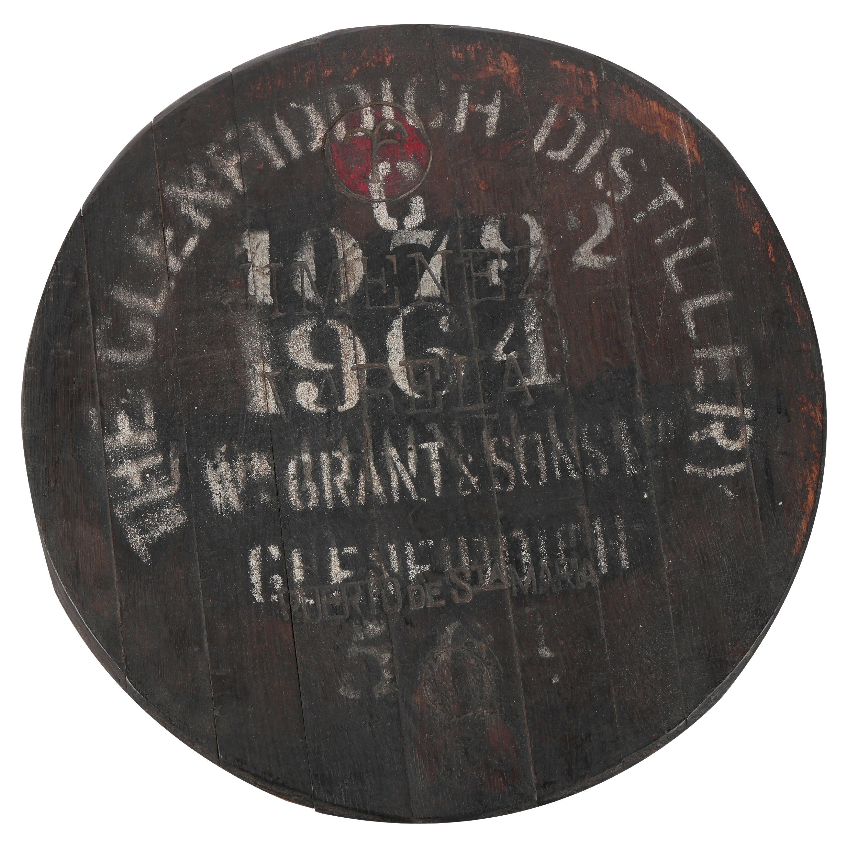 Macallan Whisky Barrel Head Wall Art Scotch Cask