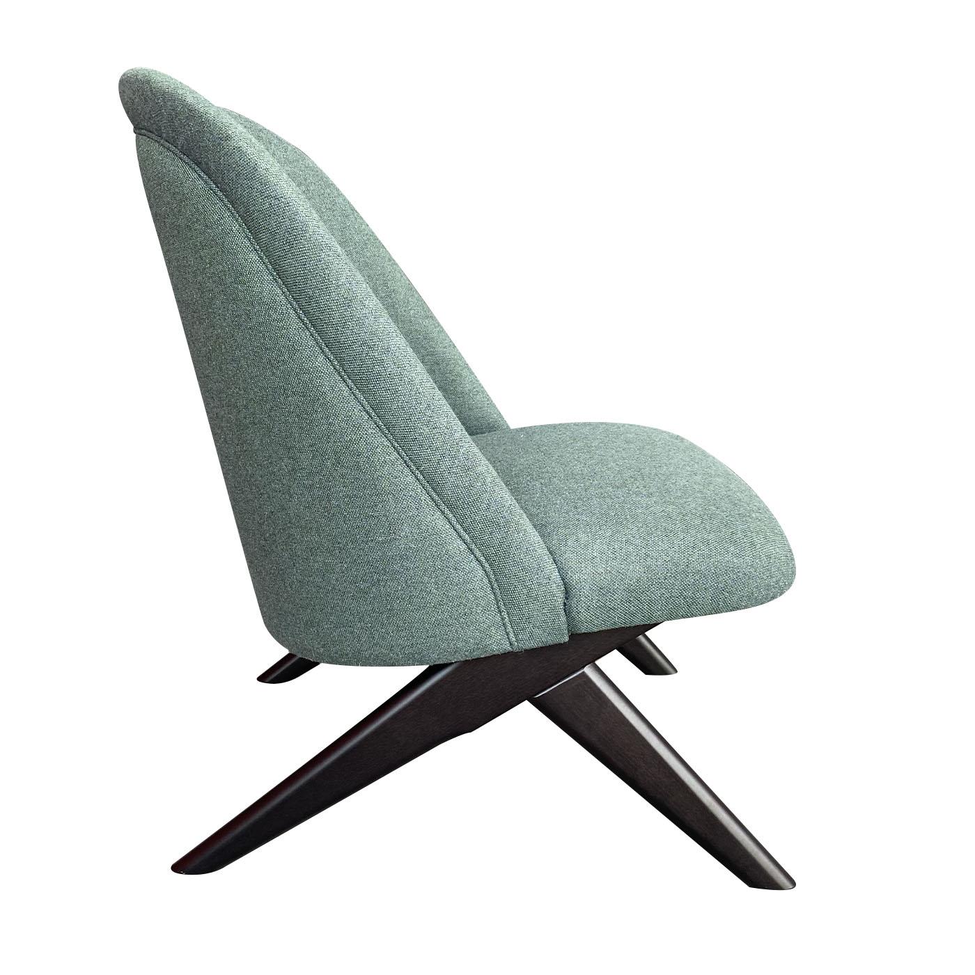 Textile Macao Greenford Lounge Chair For Sale