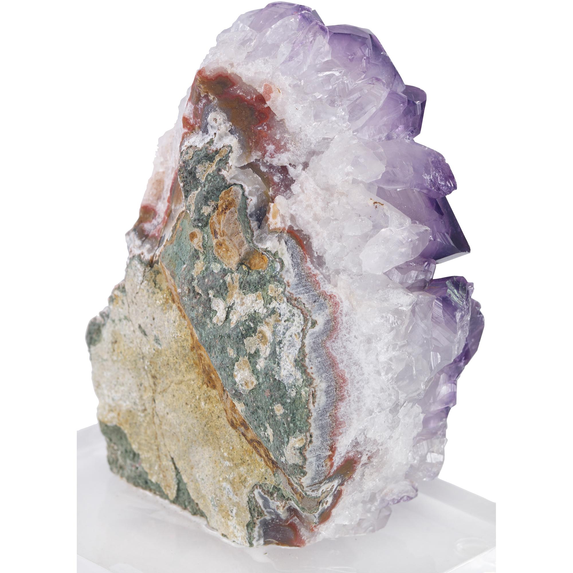 Macapa Sculpture in Amethyst Stone by Curatedkravet In New Condition In Woodbury, NY