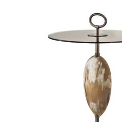 Macari Brass Accent Table