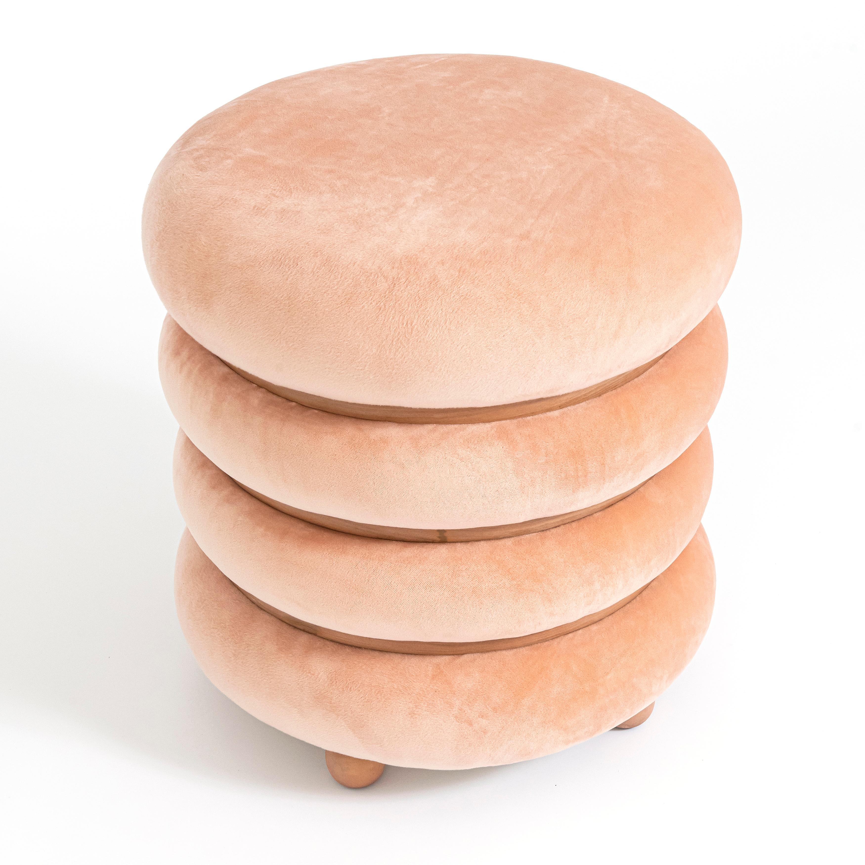 Taburete Macarrón Diseñado por Daniel Basso y Estudio Florida, Argentina, 2022 Moderno en venta