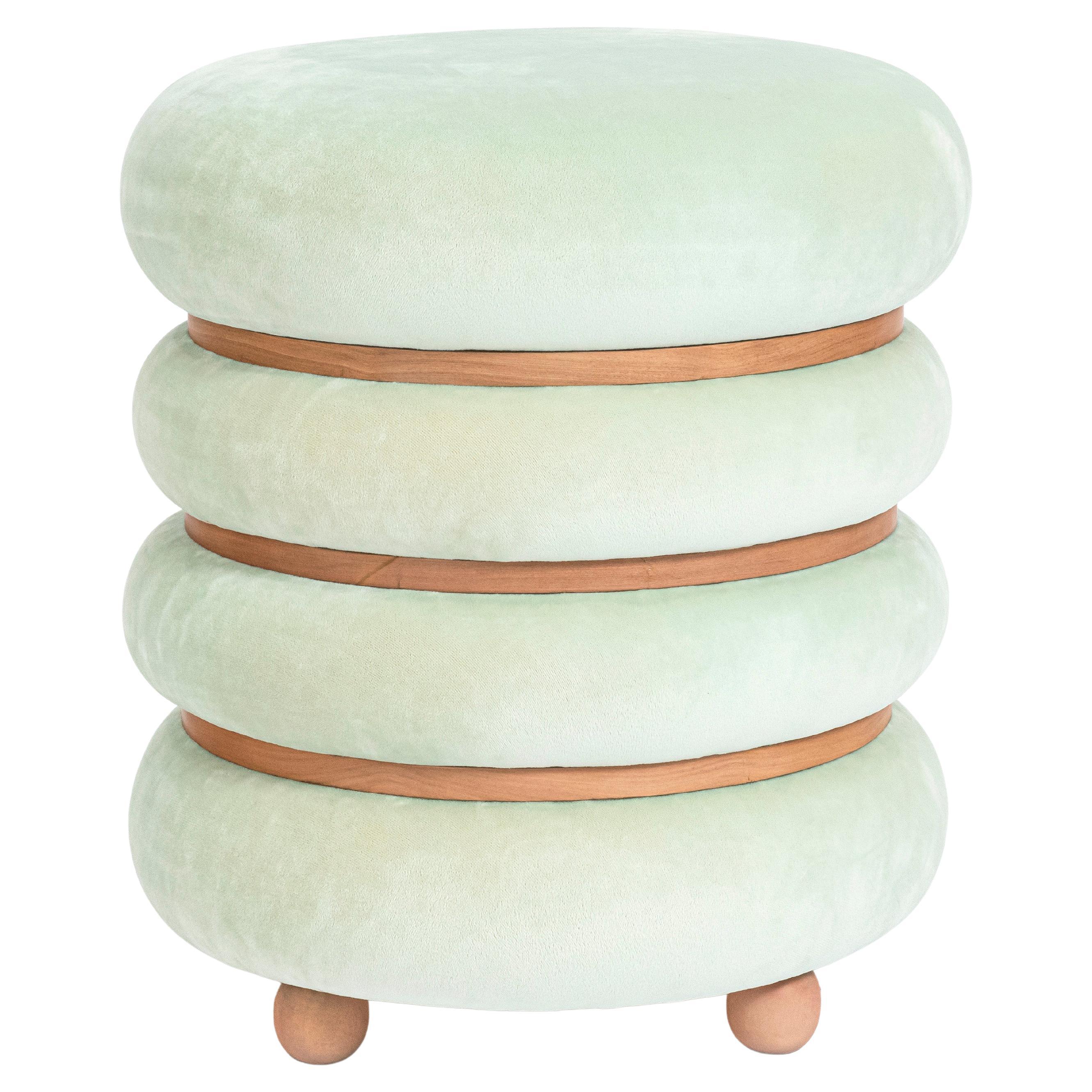 Macaron Stool Designed by Daniel Basso and Estudio Florida, Argentina, 2022 For Sale