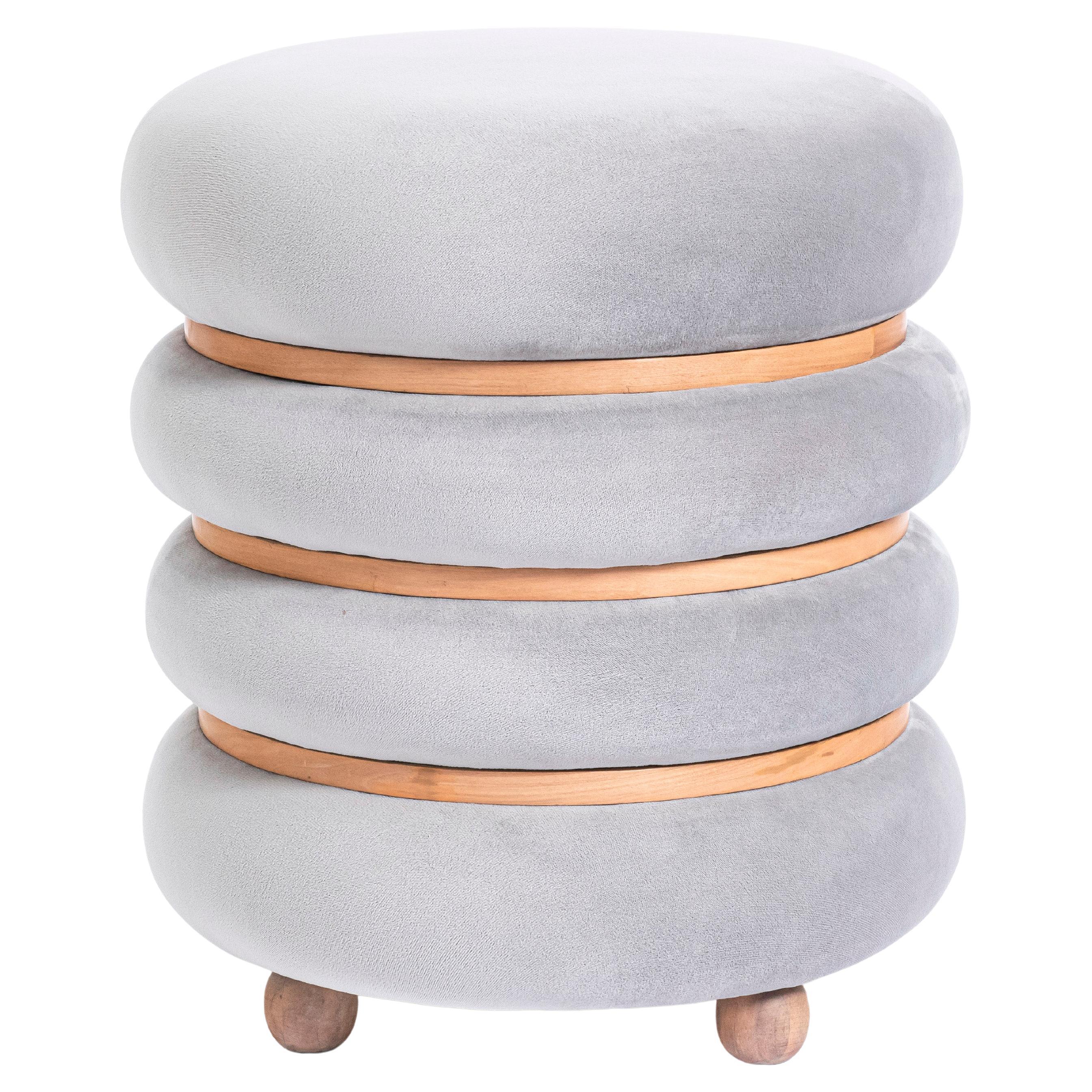 Macaron stool designed by Daniel Basso and Estudio Florida, Argentina, 2022 For Sale