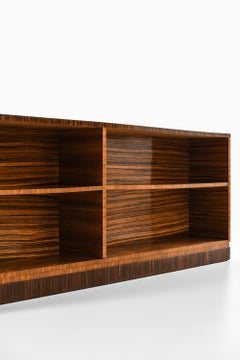 Macassar and Zebrano Bookcase by Axel Einar Hjorth, 1934