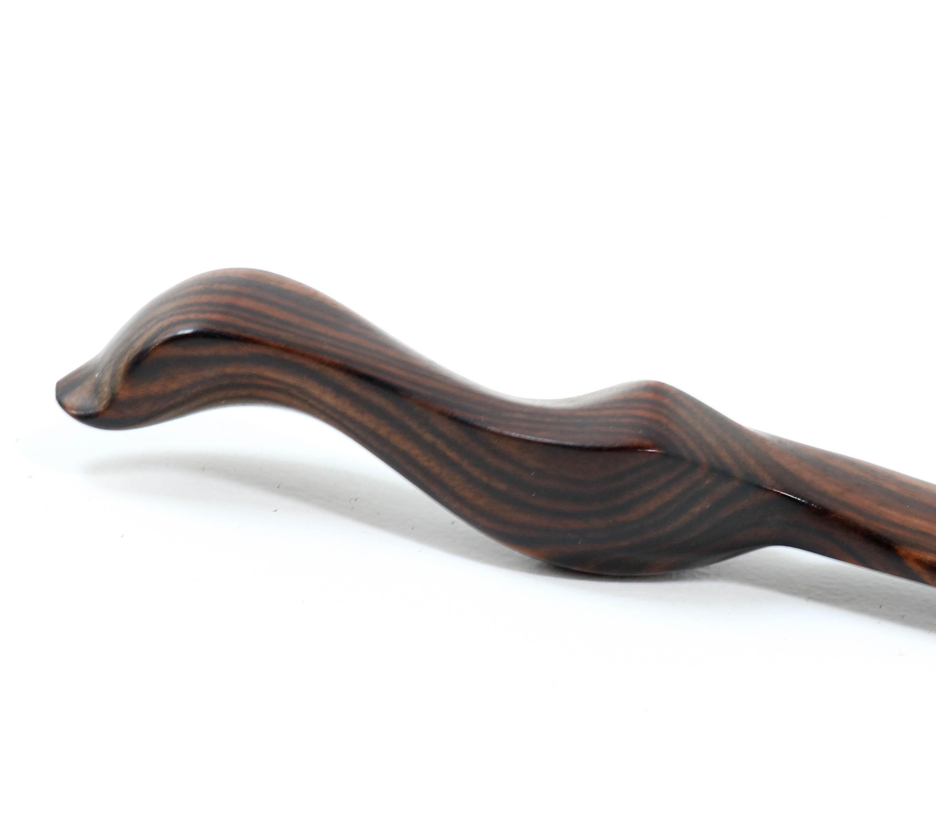 Macassar Ebony Art Deco Amsterdamse School Letter Opener, 1920s For Sale 5