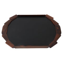 Macassar Ebony Art Deco Serving Tray, 1930s