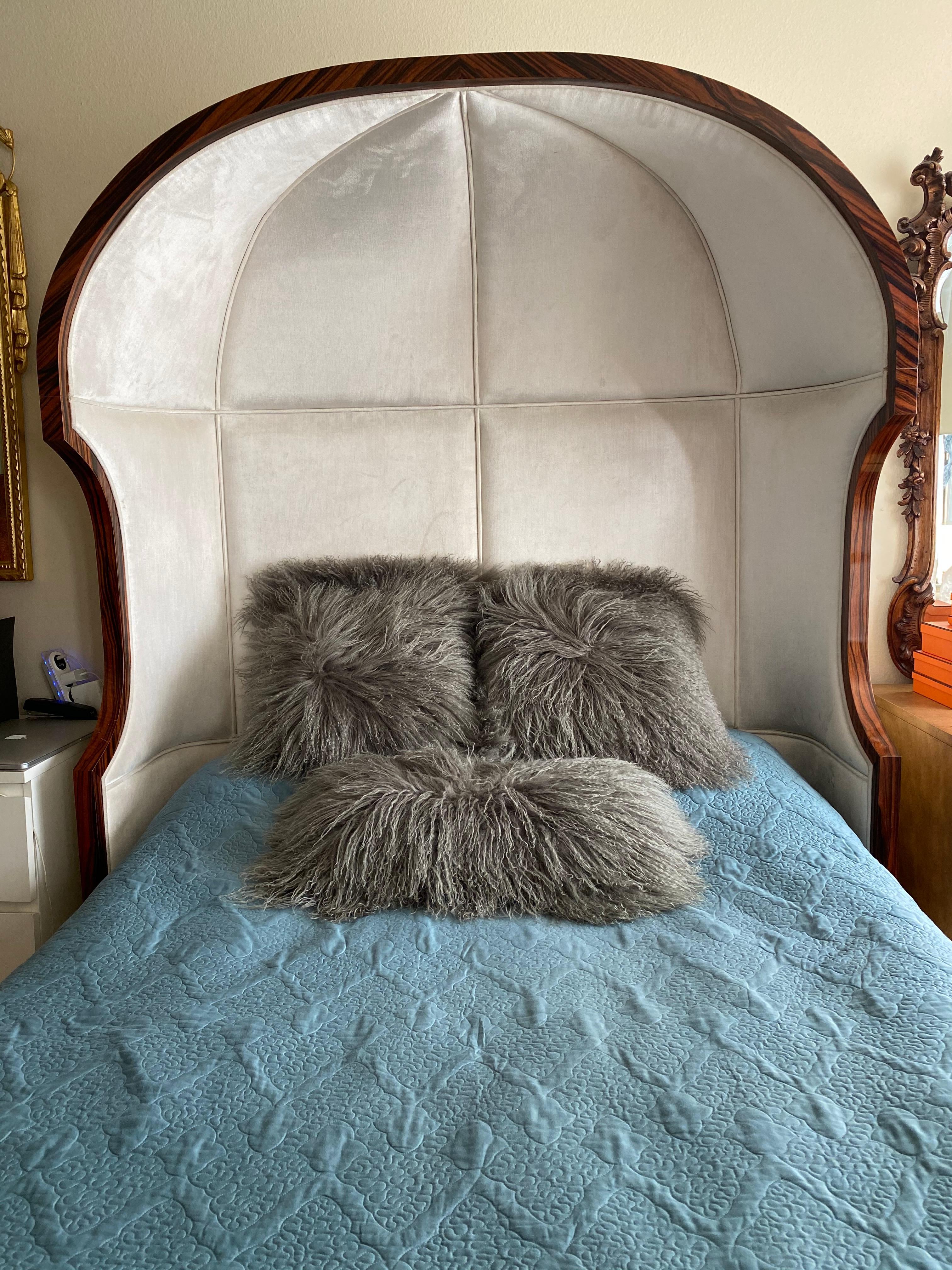 Macassar Ebony Canopy Bed 4