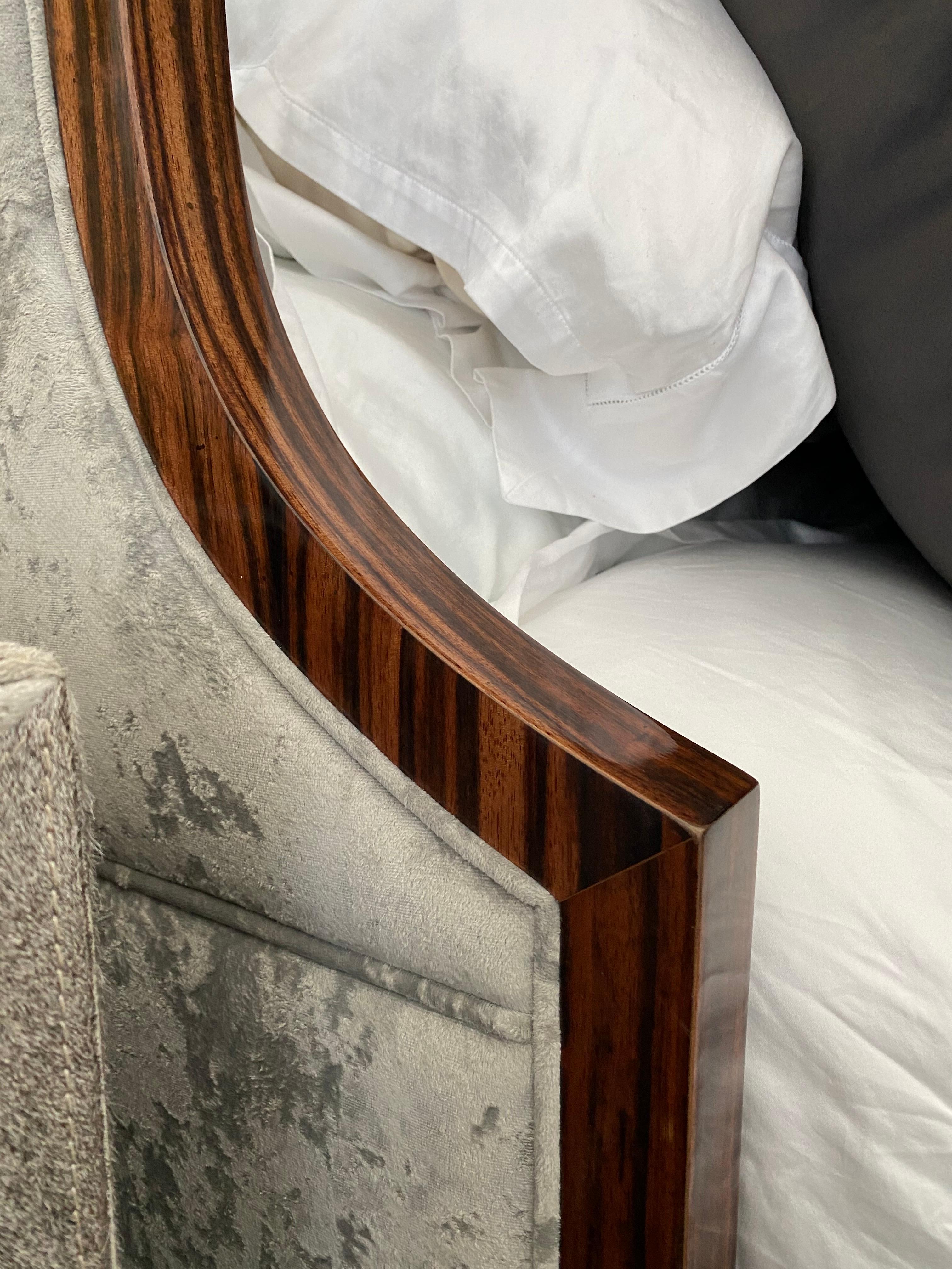 Macassar Ebony Canopy Bed 1